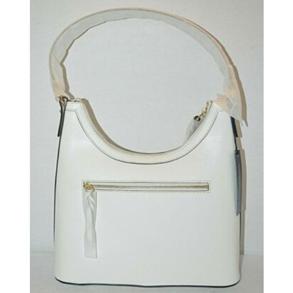 Dooney & Bourke Saffiano Italian Leather White Bag - Picture 4 of 12